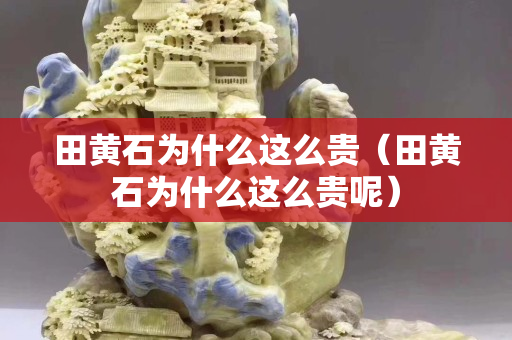 田黄石为什么这么贵（田黄石为什么这么贵呢）