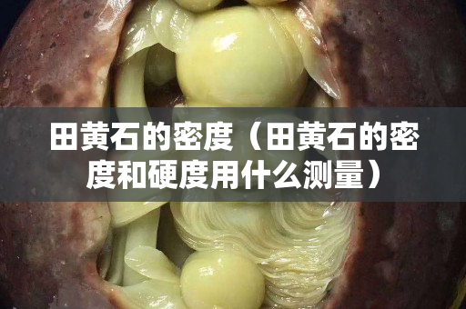 田黄石的密度（田黄石的密度和硬度用什么测量）
