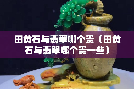 田黄石与翡翠哪个贵（田黄石与翡翠哪个贵一些）