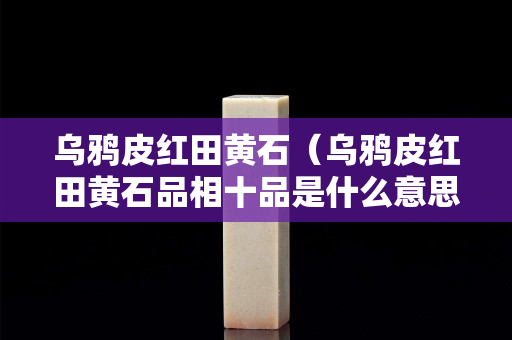 乌鸦皮红田黄石（乌鸦皮红田黄石品相十品是什么意思）