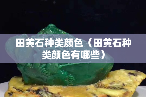 田黄石种类颜色（田黄石种类颜色有哪些）