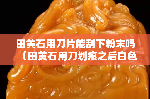 田黄石用刀片能刮下粉末吗（田黄石用刀划痕之后白色还能变黄吗）