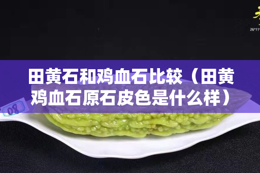 田黄石和鸡血石比较（田黄鸡血石原石皮色是什么样）