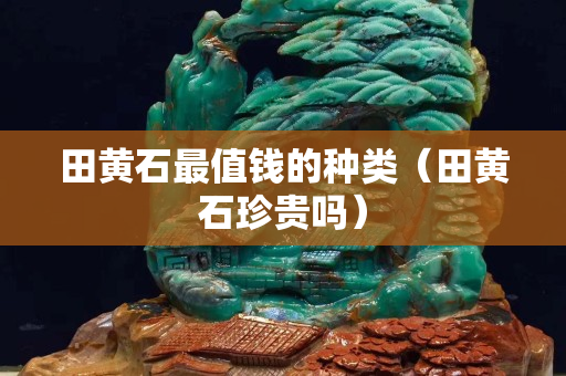 田黄石最值钱的种类（田黄石珍贵吗）