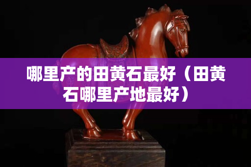 哪里产的田黄石最好（田黄石哪里产地最好）