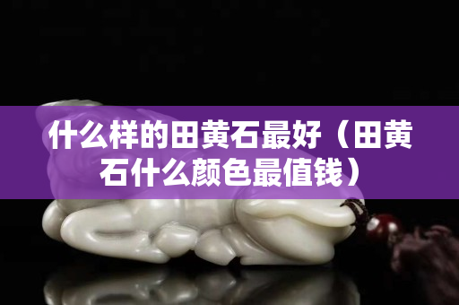 什么样的田黄石最好（田黄石什么颜色最值钱）