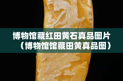 博物馆藏红田黄石真品图片（博物馆馆藏田黄真品图）