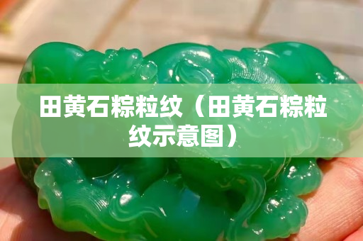 田黄石粽粒纹（田黄石粽粒纹示意图）