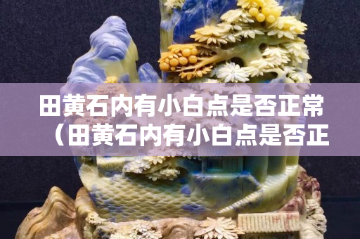 田黄石内有小白点是否正常（田黄石内有小白点是否正常图片）