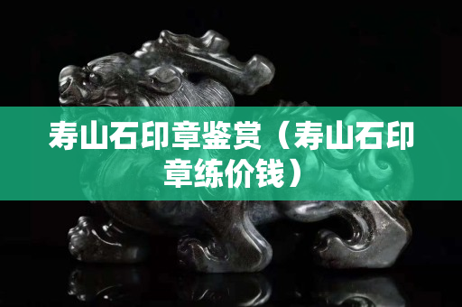 寿山石印章鉴赏（寿山石印章练价钱）