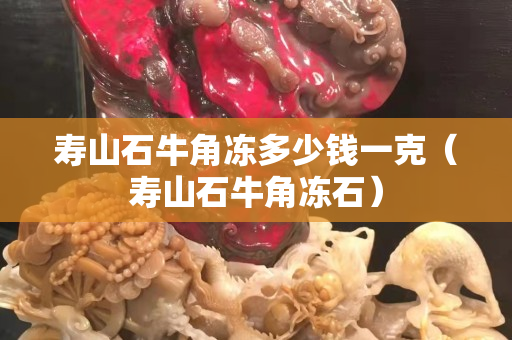 寿山石牛角冻多少钱一克（寿山石牛角冻石）