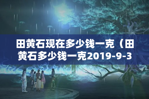 田黄石现在多少钱一克（田黄石多少钱一克2019-9-35443阅读）