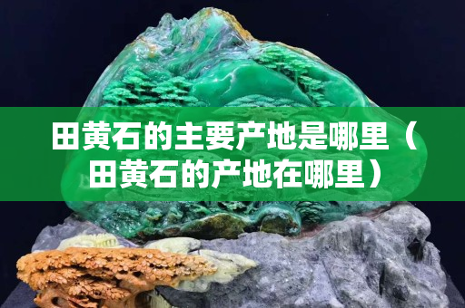 田黄石的主要产地是哪里（田黄石的产地在哪里）