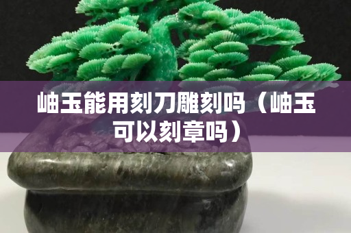 岫玉能用刻刀雕刻吗（岫玉可以刻章吗）