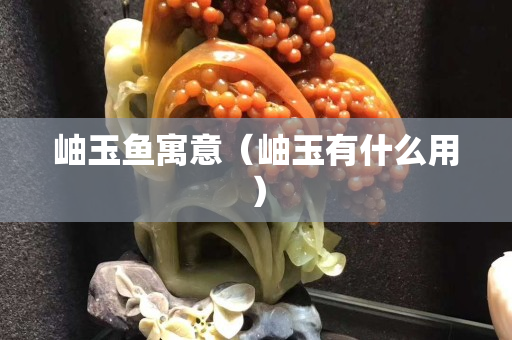 岫玉鱼寓意（岫玉有什么用）