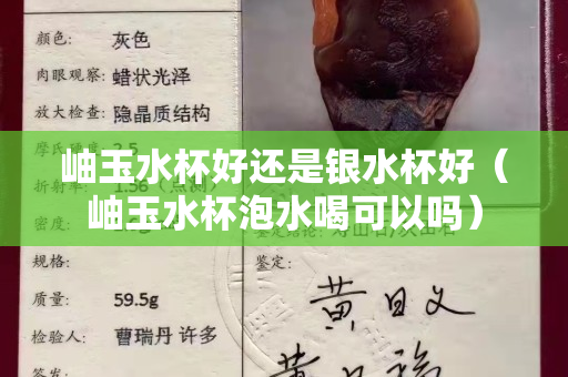 岫玉水杯好还是银水杯好（岫玉水杯泡水喝可以吗）