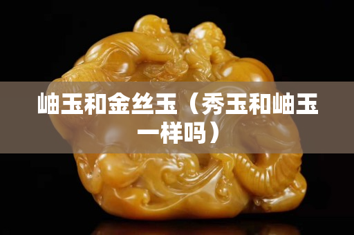 岫玉和金丝玉（秀玉和岫玉一样吗）