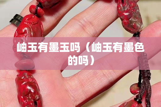 岫玉有墨玉吗（岫玉有墨色的吗）