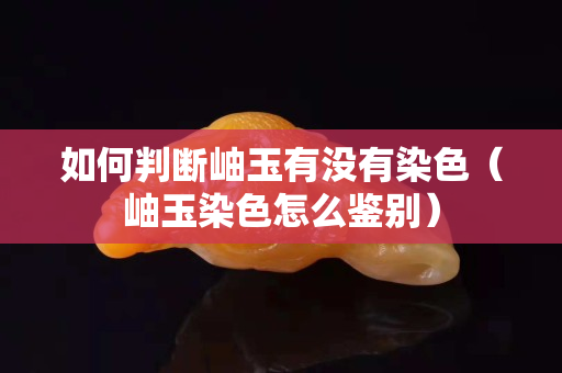 如何判断岫玉有没有染色（岫玉染色怎么鉴别）