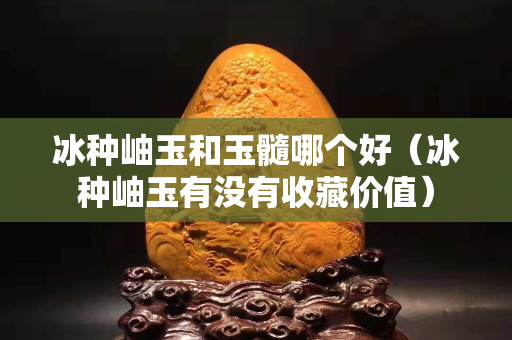 冰种岫玉和玉髓哪个好（冰种岫玉有没有收藏价值）