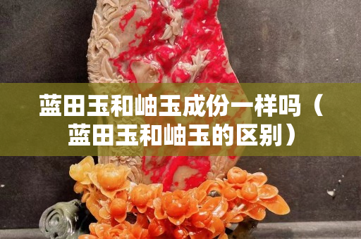 蓝田玉和岫玉成份一样吗（蓝田玉和岫玉的区别）