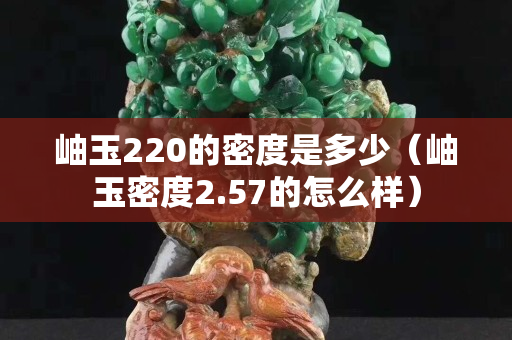 岫玉220的密度是多少（岫玉密度2.57的怎么样）