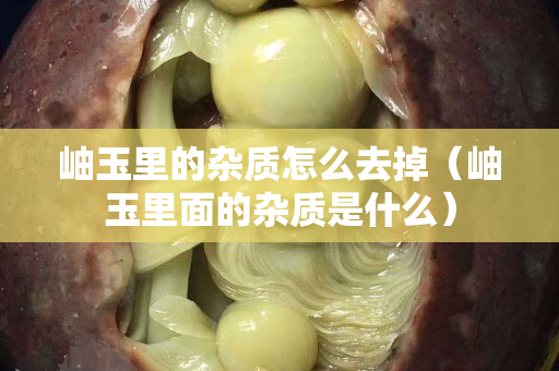 岫玉里的杂质怎么去掉（岫玉里面的杂质是什么）