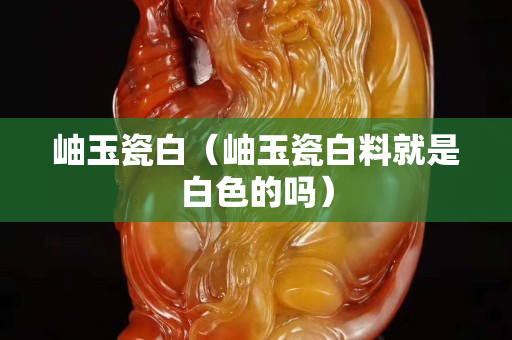 岫玉瓷白（岫玉瓷白料就是白色的吗）