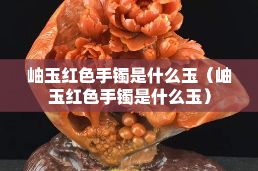 岫玉红色手镯是什么玉（岫玉红色手镯是什么玉）