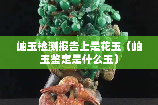 岫玉检测报告上是花玉（岫玉鉴定是什么玉）