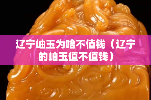 辽宁岫玉为啥不值钱（辽宁的岫玉值不值钱）