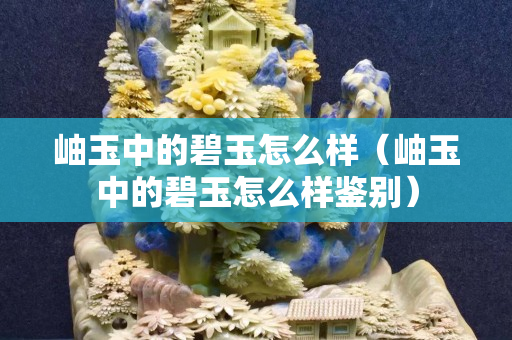 岫玉中的碧玉怎么样（岫玉中的碧玉怎么样鉴别）