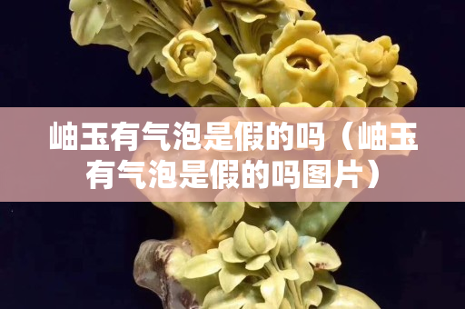 岫玉有气泡是假的吗（岫玉有气泡是假的吗图片）