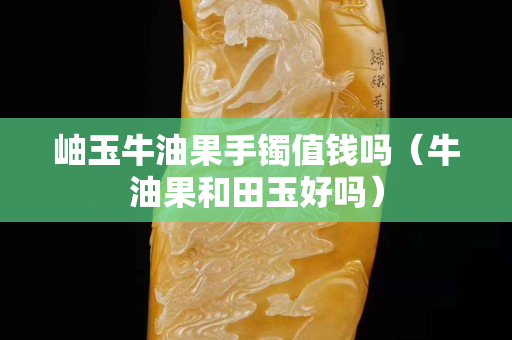 岫玉牛油果手镯值钱吗（牛油果和田玉好吗）