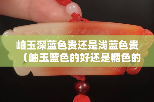 岫玉深蓝色贵还是浅蓝色贵（岫玉蓝色的好还是糖色的好）