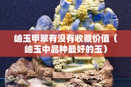 岫玉甲翠有没有收藏价值（岫玉中品种最好的玉）
