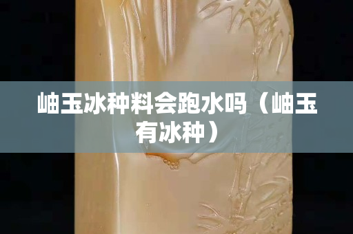 岫玉冰种料会跑水吗（岫玉有冰种）