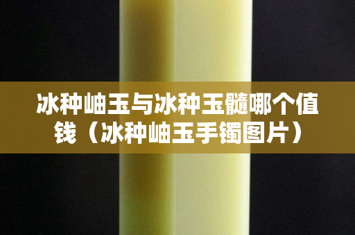 冰种岫玉与冰种玉髓哪个值钱（冰种岫玉手镯图片）