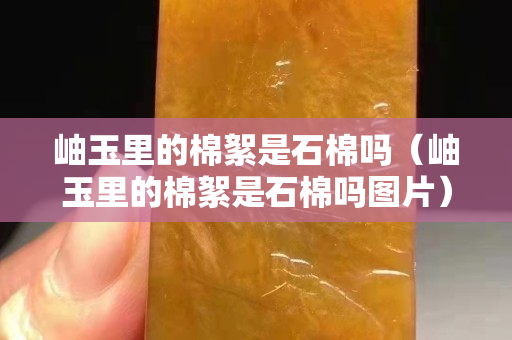 岫玉里的棉絮是石棉吗（岫玉里的棉絮是石棉吗图片）