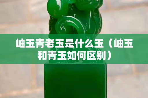 岫玉青老玉是什么玉（岫玉和青玉如何区别）