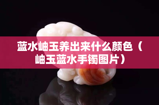 蓝水岫玉养出来什么颜色（岫玉蓝水手镯图片）