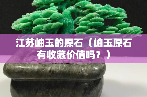 江苏岫玉的原石（岫玉原石有收藏价值吗？）