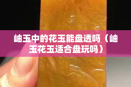 岫玉中的花玉能盘透吗（岫玉花玉适合盘玩吗）