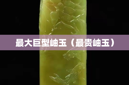 最大巨型岫玉（最贵岫玉）