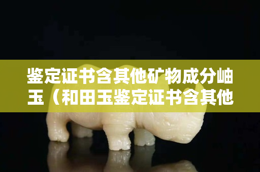 鉴定证书含其他矿物成分岫玉（和田玉鉴定证书含其他矿物）