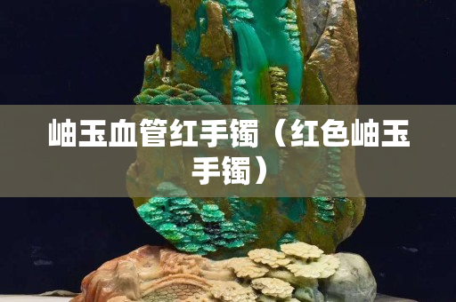 岫玉血管红手镯（红色岫玉手镯）