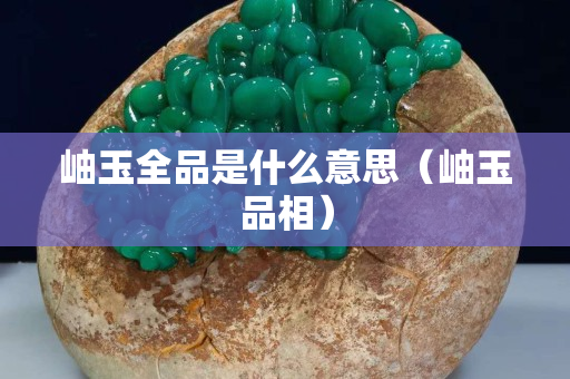 岫玉全品是什么意思（岫玉品相）