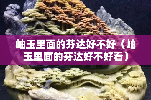 岫玉里面的芬达好不好（岫玉里面的芬达好不好看）