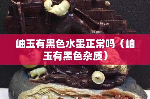 岫玉有黑色水墨正常吗（岫玉有黑色杂质）