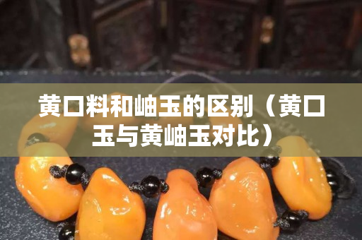 黄口料和岫玉的区别（黄囗玉与黄岫玉对比）